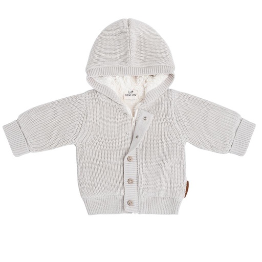 Cardigan with hooded teddy Soul warm linen