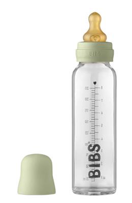 Suction bottle glass (225ml) sage