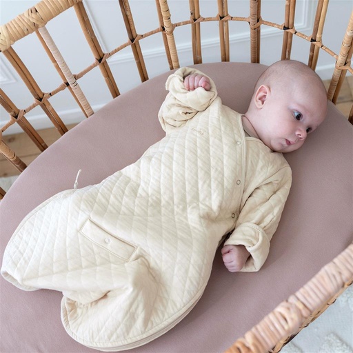 Sleeping bag TS (1-4m) quilted jersey (uni) cream 1-4M