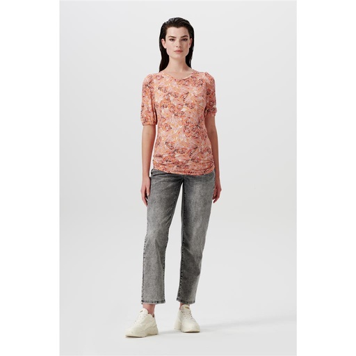 T-shirt Florala mock orange 