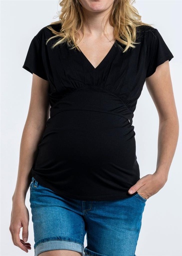 Top Nursing EcoVero black 