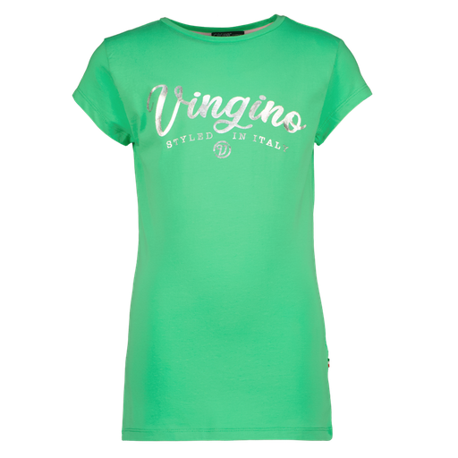 T-shirt logo vert coquelicot