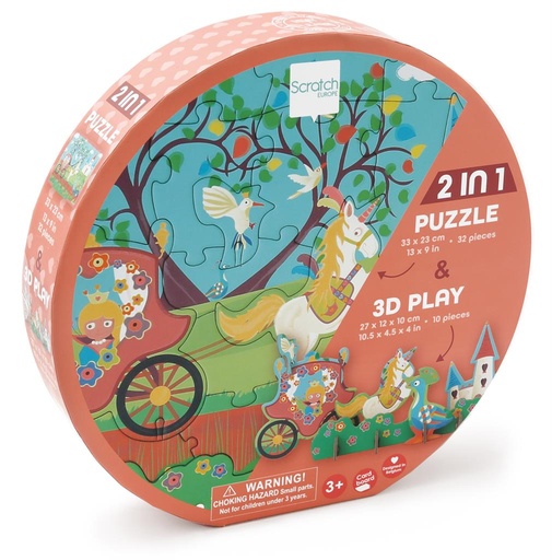 Speelpuzzel 32 stuks prinses  