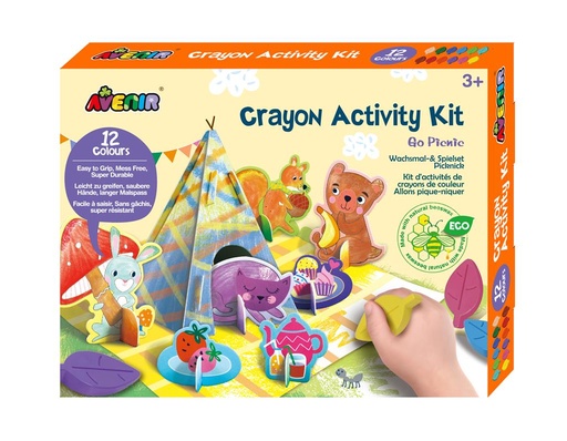 Kit d'activités à la craie pique-nique  