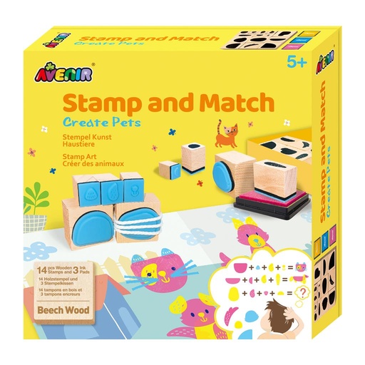 Stamp art make animal  