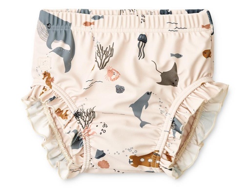 Swim trunks Mila baby printed sea creature / sandy 