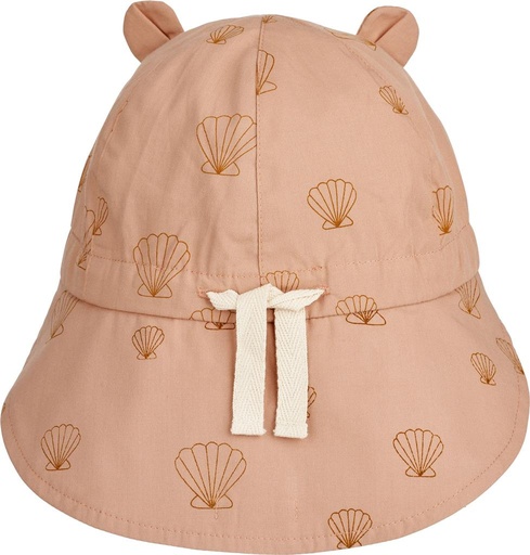 Gorm sun hat reversible with neck protection seashell / pale tuscany 