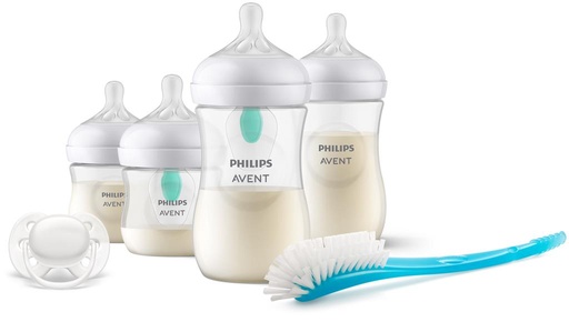 Starterset Natural 4 x fles+ventiel roze 