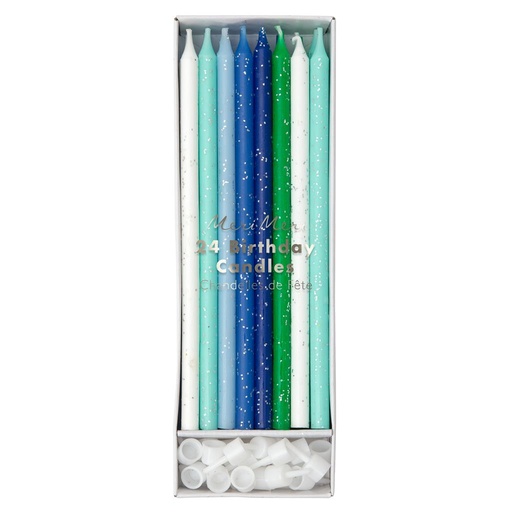 VerjaardagsKaarsen blauw recht  