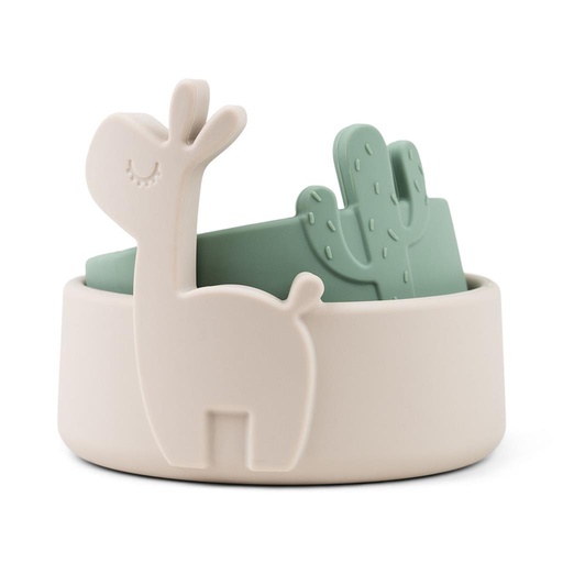 Bol (silicone) (2pcs) Lalee green