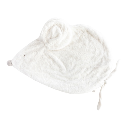 Doudou souris Maude wit 