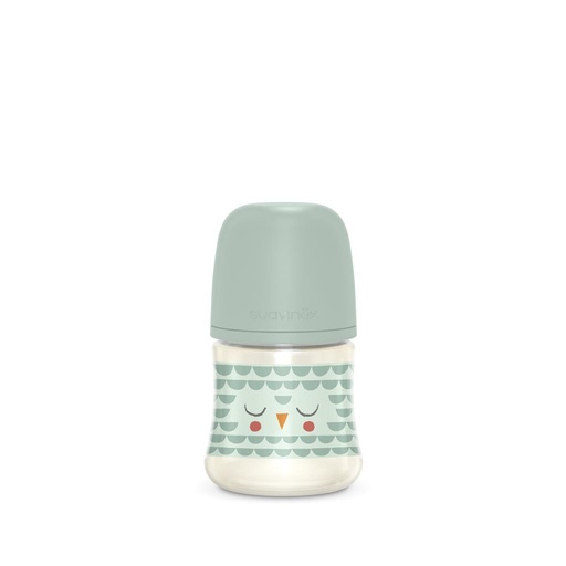 Feeding bottle PA 150 ml (silc.; small) Bonhomia spring S green