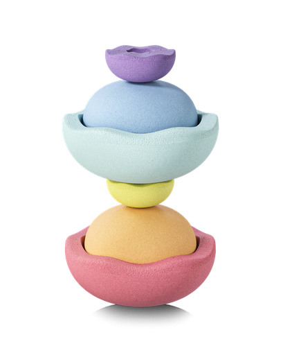 Stacking Stones Inside (6pcs) pastel rainbow 