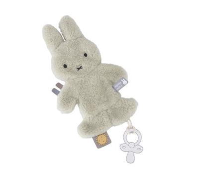 Tissu pour mannequin Miffy verte et duveteuse  