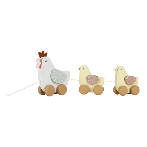 Animaux de trait poulets Petite ferme  