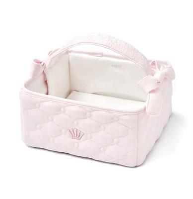 Changing basket Daphne blush pink 