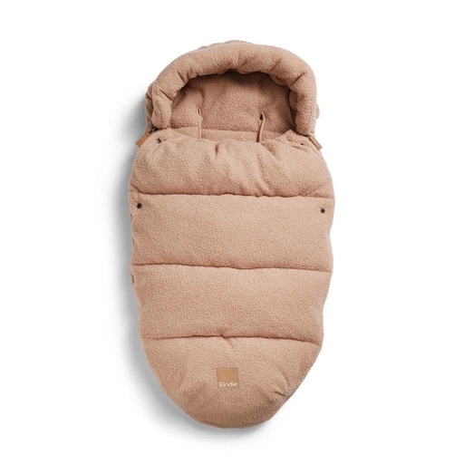 Stroller footmuff Elodie pink bouclé
