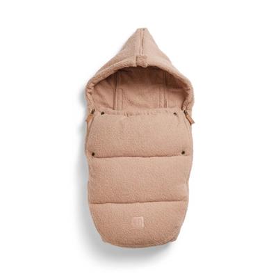 Couvre-pieds pour siège auto Elodie pink bouclé 