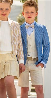 Korte broek Dice beige 