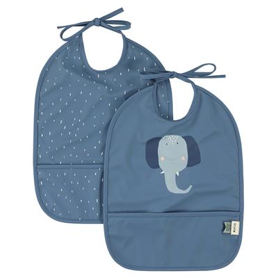 Bibs waterproof (2 pieces) mrs. elephant 