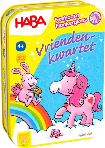 Spel: eenhoorn flonkerglans vriendenkwartet  
