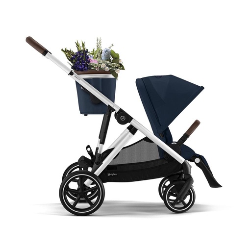 Kinderwagen Gazelle S NEW (zilver frame) ocean blue (navy blue 