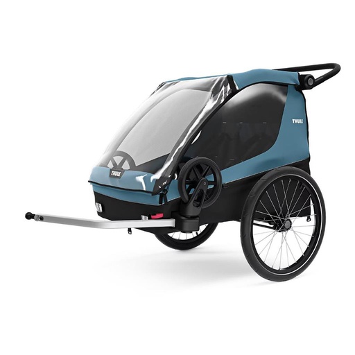 Fietskar Chariot courier 2 aegean blue 