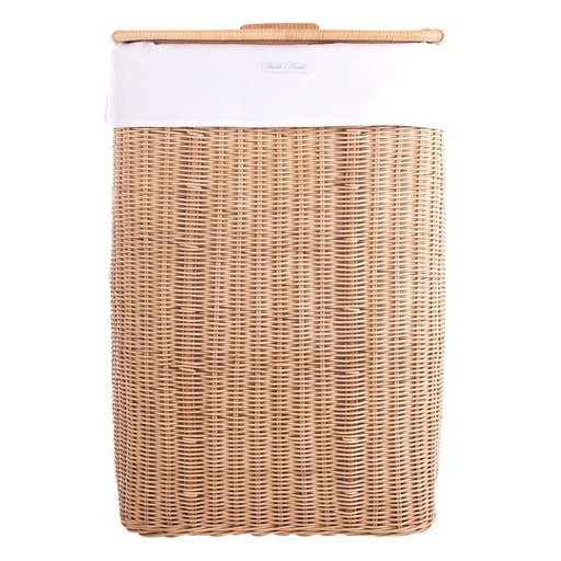 Wicker linen basket