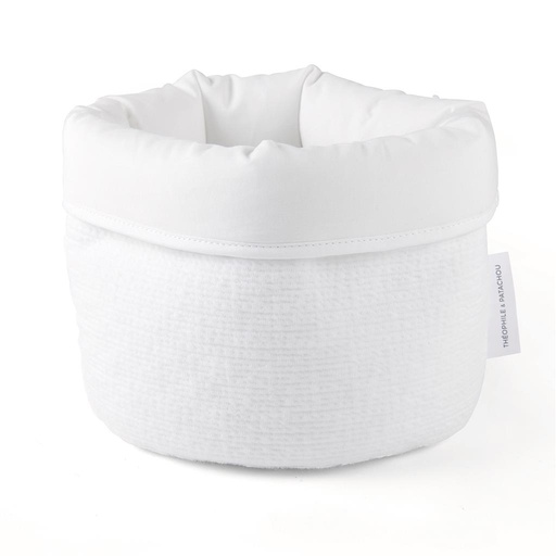 Verzorgingsmand rond cotton white 