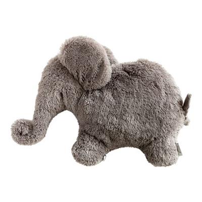 Doudou éléphant Oscar crêpe gris-marron