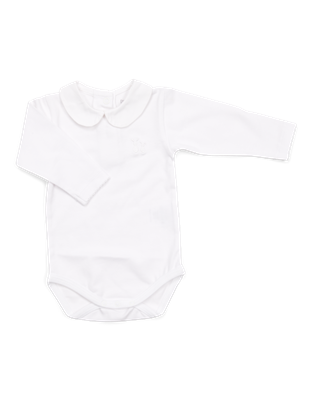 Noa Body with round collar white