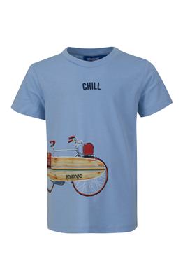 T-shirt cross light blue 