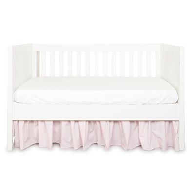 Jupe de lit (60x120cm) coton rose