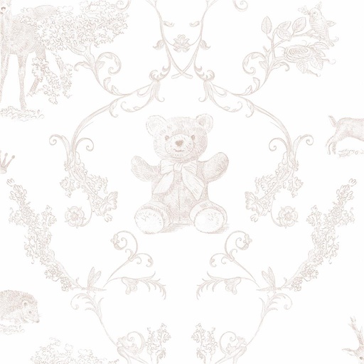 Behangpapier op vlies beige 