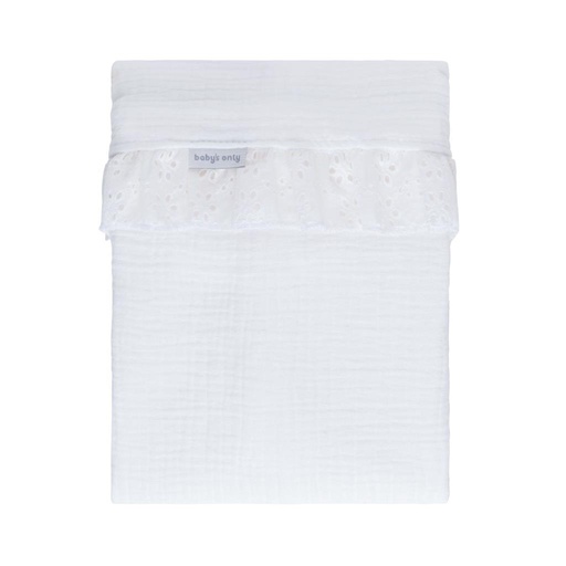 Couverture berceau Calm blanc