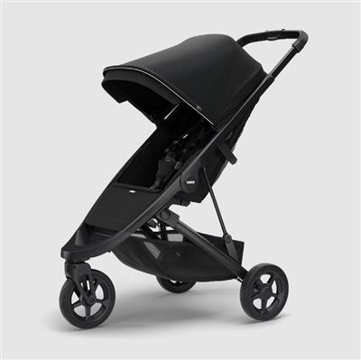 Baby carriage spring (frame + sun canopy) black