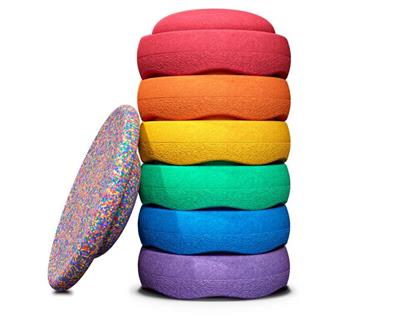 Stacking bricks super confetti 6+1 rainbow classic 
