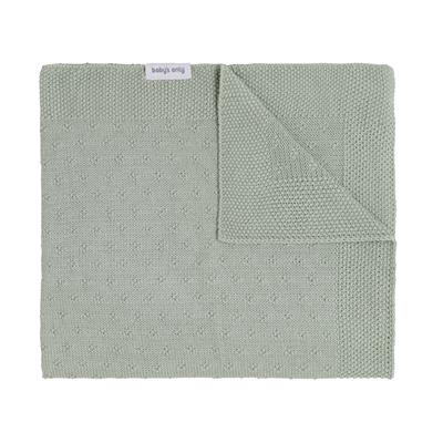 Blanket crib mood laurel green 70X95