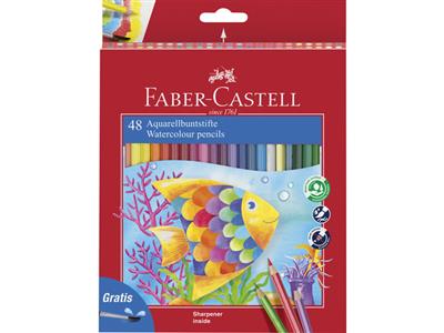 Crayons de couleur à l'eau 48 pièces  
