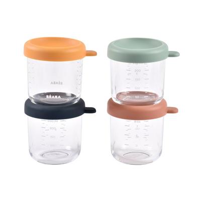 Bewaarpotjes glas 250 ml (4 stuks) Béaba mix