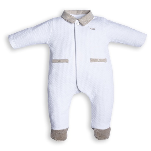 Babypakje teddybeer white-beige