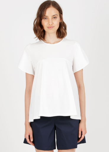 T-shirt Agnese wit