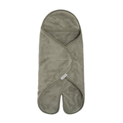 Wrap blanket with feet Cozy urban green 