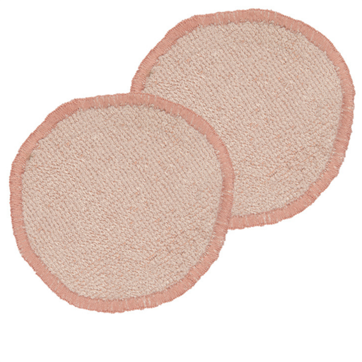Coussinets lavables misty rose 