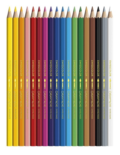 Set of colored pencils 18 pieces  