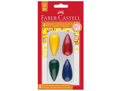 Crayon de cire 4 pièces  