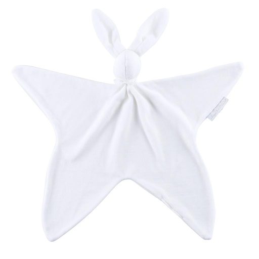Knuffeldoekje – fluweel cotton white 