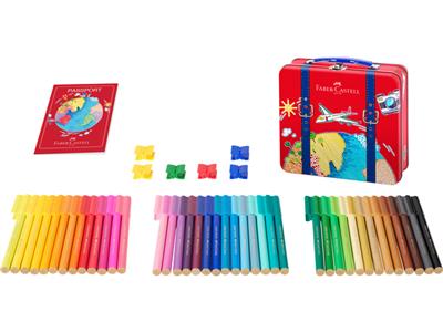 Felt pens in travel case 46 pieces  