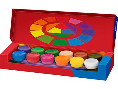 Pots de peinture 12 couleurs  