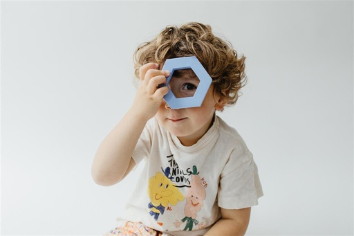 Puzzel met geometrische figuren  